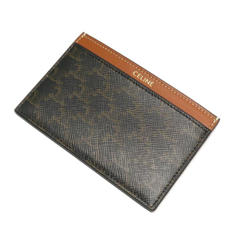 Celine Plain Card Holder Triomphe Tan 10 B702 Bq4 - Picture 3 of 7